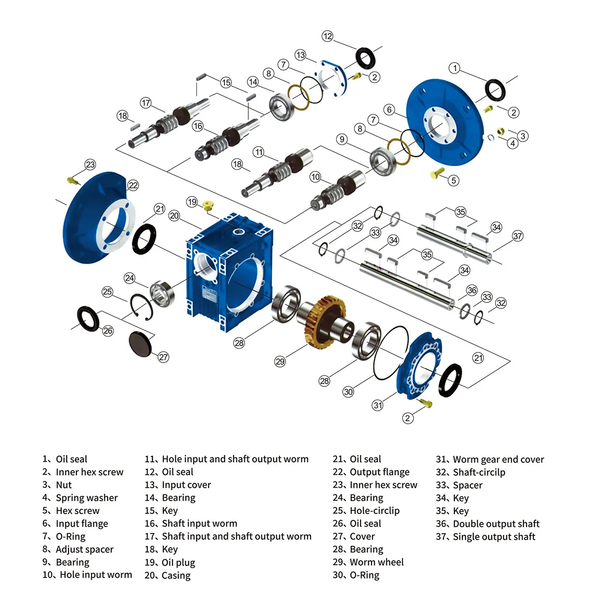 right angle worm gearbox parts right angle worm gearbox parts